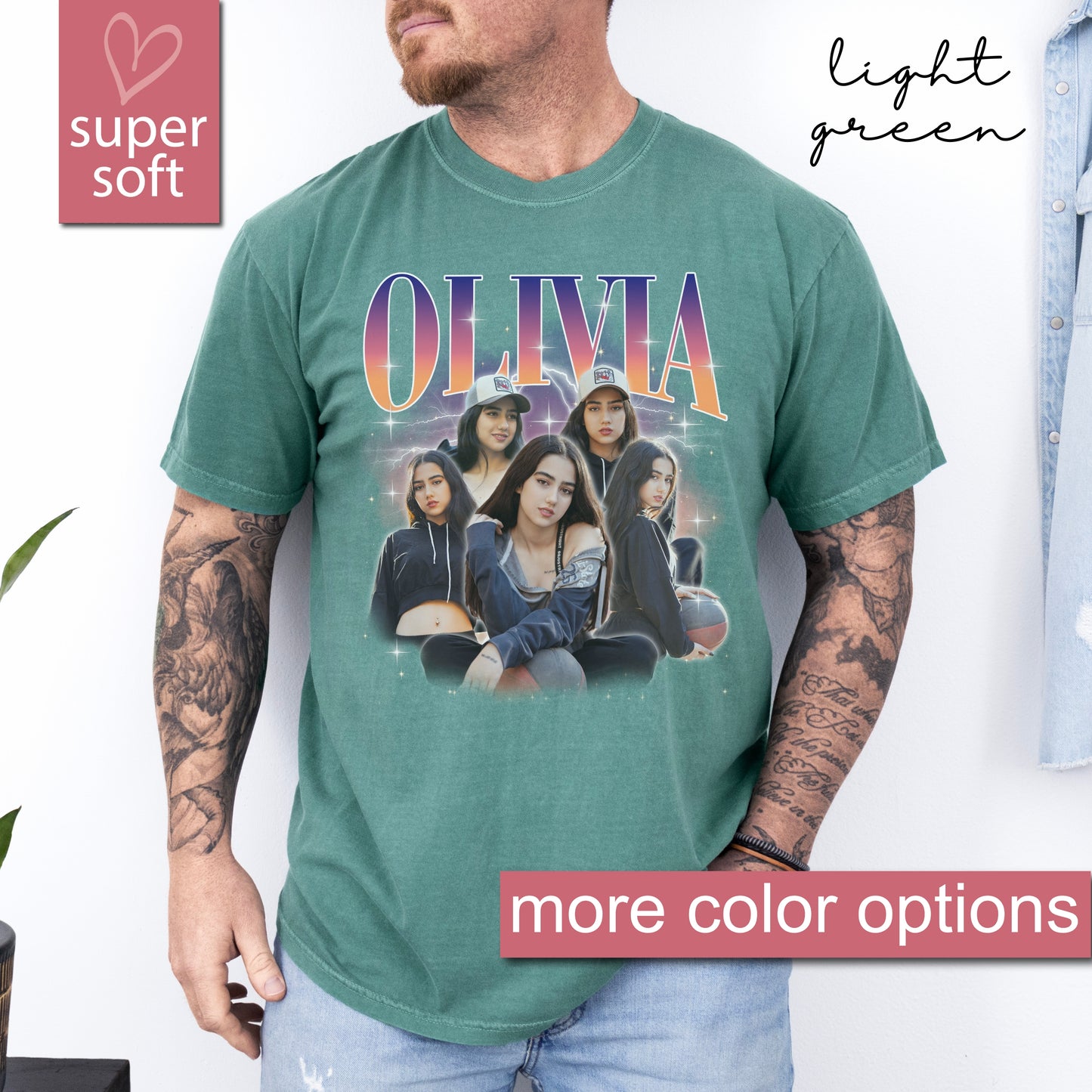 Comfort Colors® Custom Bootleg Girlfriend - T-Shirt